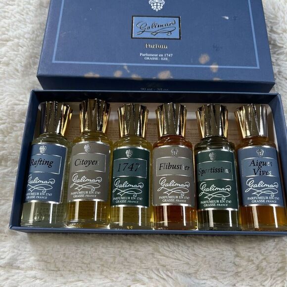 Vintage Lot of 6 Galimard Women’s Perfume Parfum 90ml - Picture 2 of 3